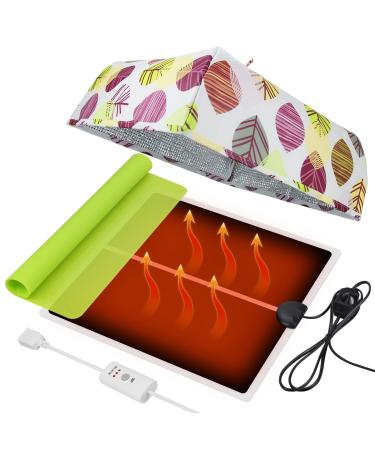 Epoxy Resin Heating Mat, Resin Curing Machine, Epoxy Quick Dry Tool Set with Timer and Cover for Coaster Jewelry Silicone Mold