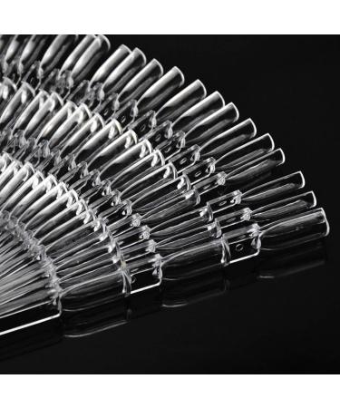 50 Pieces Nail Presentation Color Fields - Transparent Nail Tips & False Nail Art Sticks for Practice | Perfect Nail Polish Color Card Plates - Buy Online on SooperMarket.com