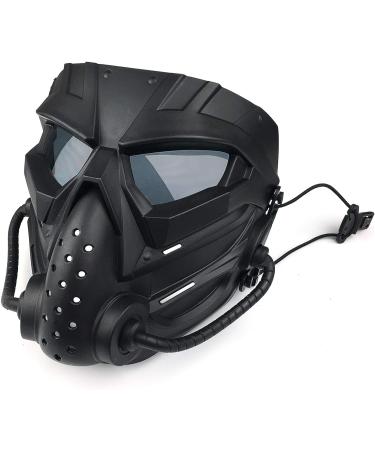 Alien Airsoft Mask Full Face Tactical for Hunting, CS Game, Halloween - Black Gray Lens - Buy Online on SooperMarket.com
