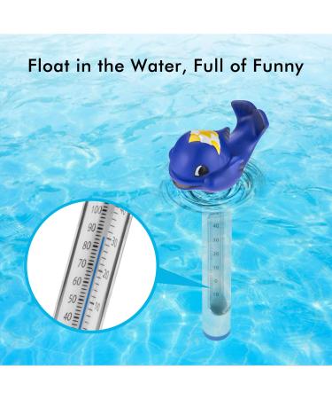 Formizon Floating Pool Thermometer | Break-Resistant Water Temperature Gauge for Pools Spas & Aquariums - Accurate & Durable - Buy Online on SooperMarket.com