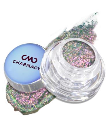 CHARMACY Multi Chrome Flakes Cream Chameleon Gel Eyeshadow  Highly Pigmented Long Lasting  Sparkle Metallic Eyeshadow Makeup  2.8g (10)