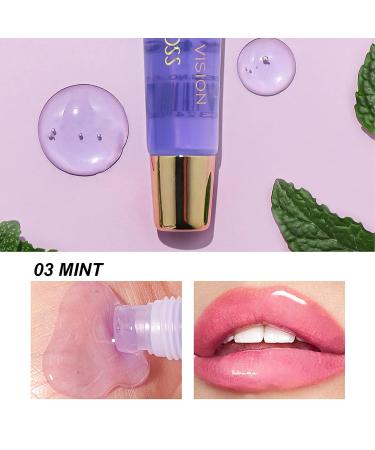 MIELIKKI Hydrating Lip Gloss with Hyaluronic Acid - Moisturizing Clear Lip Balm, Plumping Tint, Long Lasting & Non-Sticky - High Shine Mint - Buy Online on SooperMarket.com