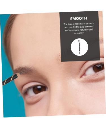 BELLIFFY 4pcs Two-in-one Eyebrow Pencil Eyebrow Makeup Pencils Black Eyebrow Pencil Brow Pencils Brown Wooden - Buy Online on SooperMarket.com