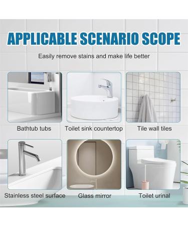 Tile Grout Cleaner Sprayer Ceramic Floor Tile Cleaner Multifunction Bathroom Descaler Cleaner Grout & Tile Clean Heavy Duty Cleaning Spray Stubborn Stains Cleaner for Kitchen and Bathroom (1pcs) - Buy Online on SooperMarket.com