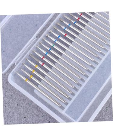 minkissy Diamond Tipped Drill Bits 1 Box Nail Cylinder Head Grinding Head Polisher Manicure Tools Diamond Drill Bit Manicure Head Alloy Glitch To Rotate - Buy Online on SooperMarket.com