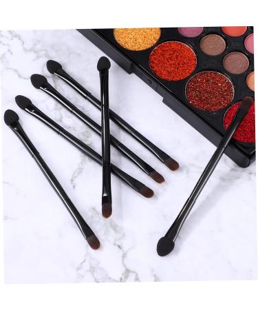 Baluue 40 Pcs Double Eye Shadow Makeup Professional Makeup Brush Eye Shadow Brush Applicator Nylon Black - Buy Online on SooperMarket.com
