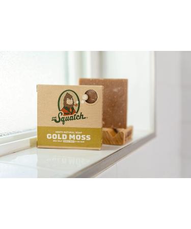 Dr. Squatch Zero Grit Gold Moss Men's All-Natural Bar Soap - Buy Online on SooperMarket.com