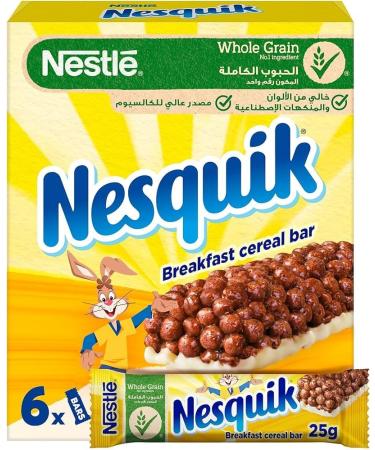 Cereal Bar Bundle With Nesquik Cereal Bars 6 x 25g (2 Pack) - Buy Online on SooperMarket.com