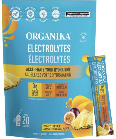 Organika Electrolytes Defence with Elderberry and Echinacea- Citrus Berry & Electrolytes Powder- Pineapple Passionfruit Sachets- On the Go Hydration and Electrolyte Replenishment 3.5g x 20ct Defence + Electrolytes Powder - Buy Online on SooperMarket.com