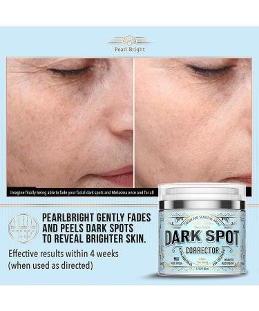 PearlBright Dark Spot Remover for Face & Body - Natural Skincare for Sensitive Areas - Made in USA - With Licorice, Mulberry Extract, Arbutin - 1.7oz - Buy Online on SooperMarket.com
