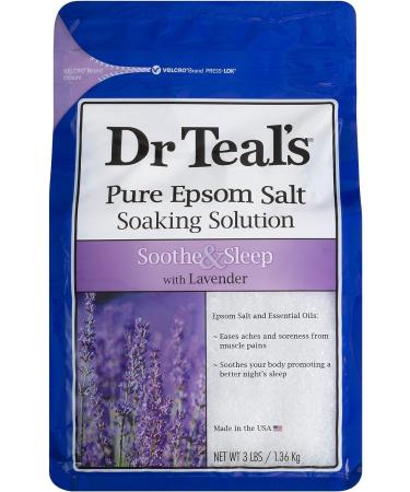 Dr. Teal's Salt Bath Variety Gift Set - 4 Pack, 3lbs Each - Vitamin C & Citrus for Glow & Radiance, Lavender for Soothe & Sleep - Epsom Salt & Essential Oils for Skin Nourishment & Better Sleep - Buy Online on SooperMarket.com
