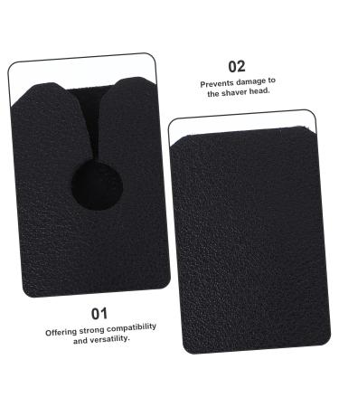 Mikinona Protective Cover for Razor - 2-Piece Shaver Shell Storage & Safety Case | Synthetic Leather Shaving Head Gear - Buy Online on SooperMarket.com