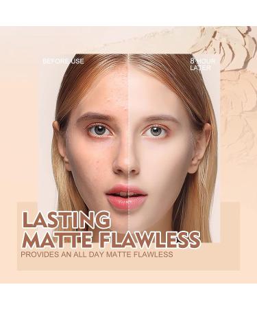 SACE LADY Oil Control Face Pressed Powder - Matte Smooth Setting Makeup for Waterproof Long-Lasting Finish - Cruelty-Free, 0.28oz - Buy Online on SooperMarket.com