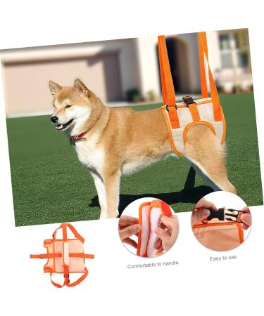 GANAZONO Pet Leg Assist Belt Puppy Rehabilitation Dog Vest Pet Lift Chest L Orange - Buy Online on SooperMarket.com