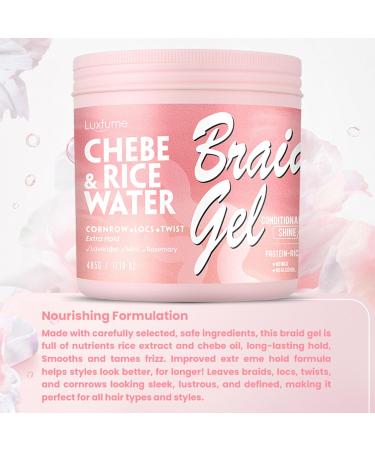 485g Vegan Extreme Hold Hair Styling Gel for Braided Wavy Curly Hair | Non-Greasy Non-Sticky Pomade for Men & Women | Refreshing & International Shipping - Buy Online on SooperMarket.com