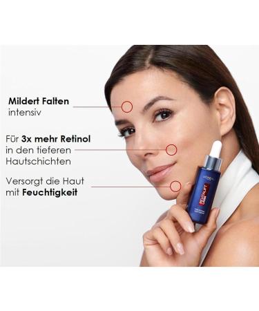 L'Or al Paris Retinol Serum - Anti-Wrinkle Night Serum with Vitamin A Hyaluronic Acid & Nourishing Oil - Revitalift Laser Facial Care - 50 ml (1 Pack) - International Shipping Available - Buy Online on SooperMarket.com