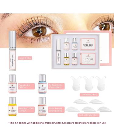 ICONSIGN Lash Lift Kit - Professional Salon Semi-Permanent Curling Eyelash Perm with Shields, Gel Pads, Brushes - Buy Online on SooperMarket.com