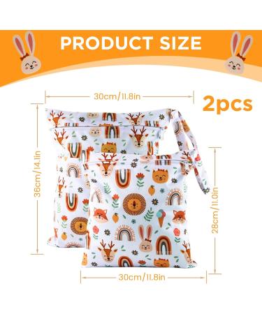 Buy Darryy Wetbag Kindergarten 2-Pack | Waterproof Laundry & Diaper Bags - Eco-Friendly Reusable Fox Design - Buy Online on SooperMarket.com