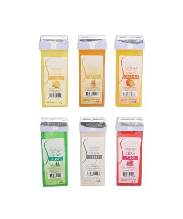 High Efficiency Hair Removal Wax Roller - Safe Depilatory Wax 6 Pack for Strong Viscosity & Smooth Arms | International Shipping Available - Buy Online on SooperMarket.com