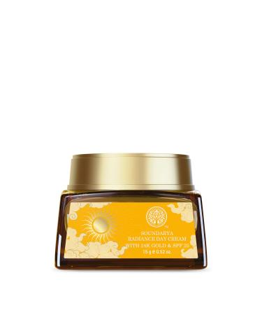Forest Essentials Travel Size Soundarya Radiance Cream With 24K Gold SPF25 15g (Anti-Aging Day Cream)