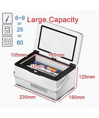 High Capacity Portable Insulin Vaccine Cooler Refrigerator Box Mini Insulin Cooler Car Refrigerator Keeps Medication Cooler And Insulated 4 X Battery Collector88 - Buy Online on SooperMarket.com