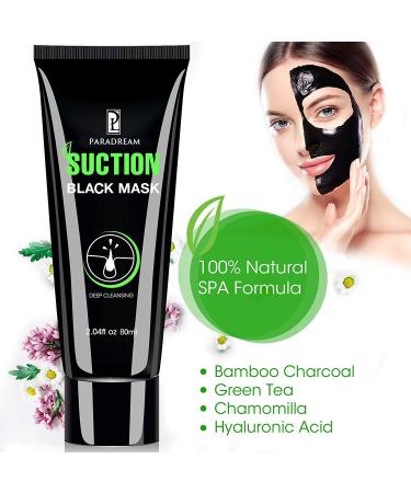 Charcoal Blackhead Remover Mask 80ML - Purifying Peel Off Mask for Deep Cleansing Blackheads, Dirts, Pores - Buy Online on SooperMarket.com