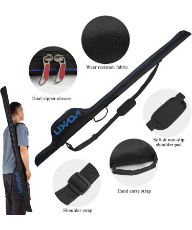 Lixada 63 Portable Fishing Rod Bag - Protective Case & Organizer in Blue - Buy Online on SooperMarket.com