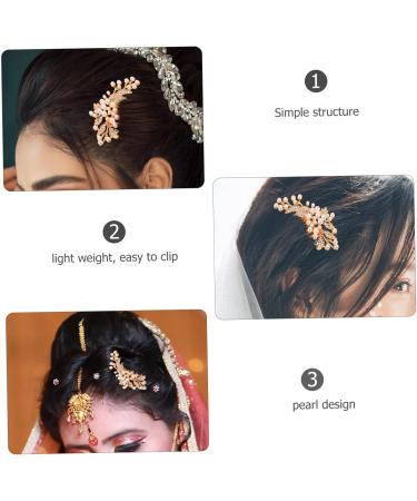Gogogmee Rhinestone Hair Clips Hair Comb Clip Hair Side Comb Wedding Hair Accessories Hair Comb for Women Rhinestone Side Comb Pearl Hair Comb Hair Accessories for Women Tiara Rhinestones - Buy Online on SooperMarket.com