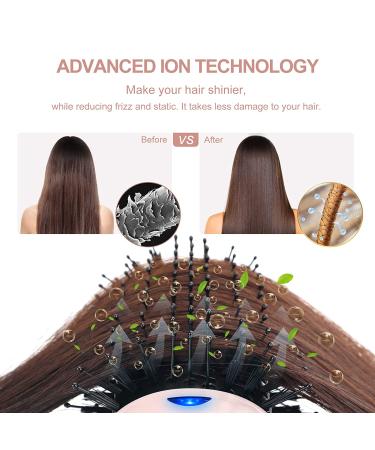Aima Beauty One Step Hair Dryer Brush Volumizer - Pink | Reduce Frizz & Static | Hair Styling Tools - Buy Online on SooperMarket.com