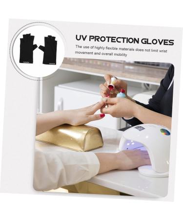 minkissy 4 Pairs Nail Protection Gloves Miss Protector Manicure Nylon - Buy Online on SooperMarket.com