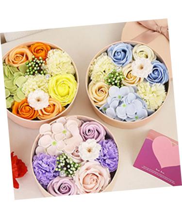 FRCOLOR 2 Pcs Soap Flower Gift Rose Soap Flowers Natural Bar Soap Natural Preserved Rose Soap Romantic Gift Rose Essential Oil Soap Rose Flower Petals Bar Soap Natural Flower Box Christmas - Buy Online on SooperMarket.com