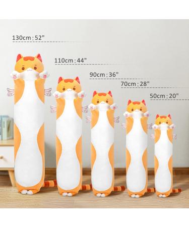 Mewaii 50cm Brown Cat Plush Pillow - Soft Animal Toy for Kids | Perfect Gift | International Shipping Available - Buy Online on SooperMarket.com