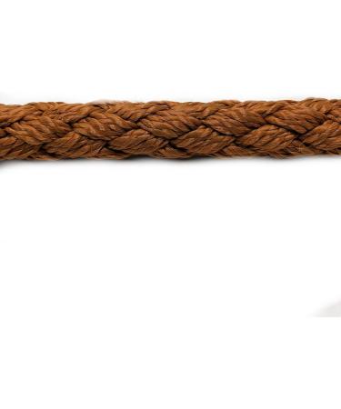 Heavy-Duty Dog Leash for Large Breeds - 1m Brown Training Line Up to 80kg 17 Colors Available - Durable & Stable Guide Leash - Buy Online on SooperMarket.com
