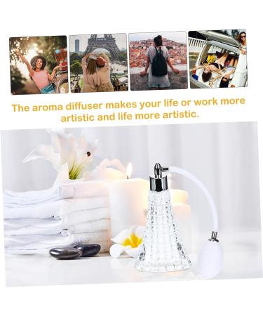 HAPINARY Perfume Bottle Refillable Perfume Spray Bottle Sprayer for Perfume Crystal Decor Retro Decor Antique Perfume Atomizers for Essential Oils Tassels Vintage White Glass Decorate - Buy Online on SooperMarket.com