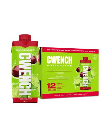 Cwench Hydration Electrolyte Ready To Drink Cherry Lime 12x500ml