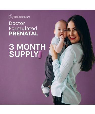 MedFertil for Women Fertility and Prenatal Vitamins with Iron Myo Inositol Folic Acid Iodine Biotin and B Vitamins 90 Tablets - Elan Healthcare 90 count (Pack of 1) - Buy Online on SooperMarket.com