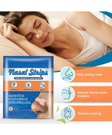 54pcs Nasal Strips - Acupuncture Point Patch for Congestion Relief and Snoring Reduction - Buy Online on SooperMarket.com