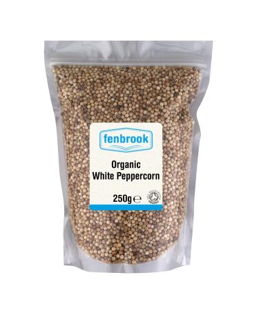 Organic White Peppercorns 250g | Certified Organic by Fenbrook Organic