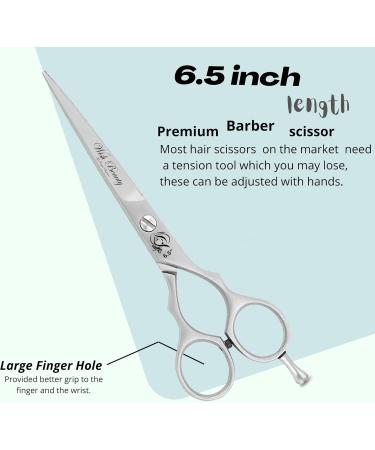 Wishbeauty Hairdressing Scissors for All Hair Type Hair Cutting Scissors for Hairdressers Barbers Professionals Personal use and for Beard or Moustache Trimming - Buy Online on SooperMarket.com