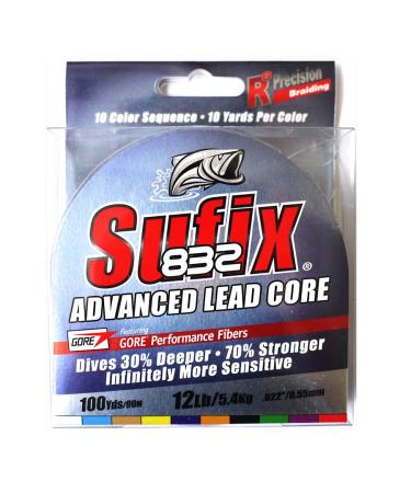 Sufix 832 Lead Core Fishing Line 100 yard spool