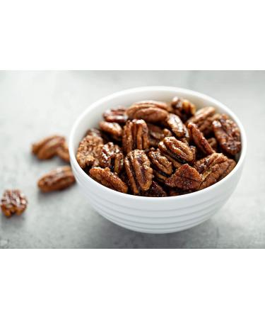Honey Glazed Praline Cinnamon Georgia Pecans - 1 lb. Non-Dairy Small Batch Roasted Southern Tastiness - Farm Fresh Nuts Brand - Buy Online on SooperMarket.com