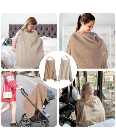 Lohill Breastfeeding Towel & Nursing Cover | Silent Musselin Baby Cover for On-the-Go Moms - Buy Online on SooperMarket.com