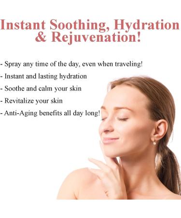 Organic Rosewater Facial Toner for Aging & Acne Prone Skin | Witch Hazel & Aloe Vera | Oil Free Moisturizing Pure Rose Water Spray - Buy Online on SooperMarket.com