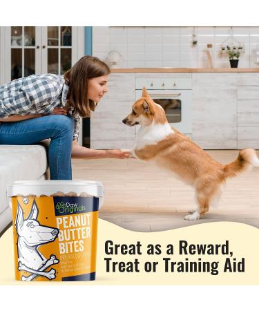 Peanut Butter Dog Treat Biscuits | Delicious Peanut Butter Bite Treats For Dogs & Puppies | Wheat Free & Packed With Vitamins & Minerals | Helps Keep Teeth Clean | Great For Reward Training Peanut Butter - Buy Online on SooperMarket.com