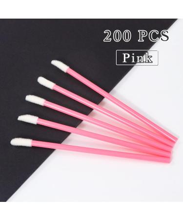 Sularpek 200 PCS Disposable Lip Gloss & Make Up Brush Set | Lipstick Concealer Applicator Tool for Lips, Eyes & Makeup Application - Buy Online on SooperMarket.com