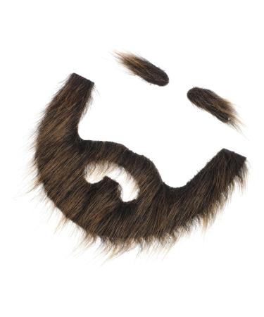 HAPINARY 1 Set Beard Dress up Brown Beard Pirate Cosplay Prop Grey Santa Claus Beard Gnome Beard Plush