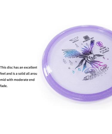 Yikun PDGA Approved Mid Range Disc Golf 165-175g | Overstable Disc for Outdoor Games | Purple Shade (Color May Vary) - Buy Online on SooperMarket.com