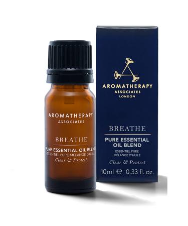 Aromatherapy Associates Breathe Pure Essential Oil Blend. Premium Undiluted Blend to Awaken Your Senses. Hand-Crafted with Eucalyptus Tea Tree and Pine (0.33 fl oz)