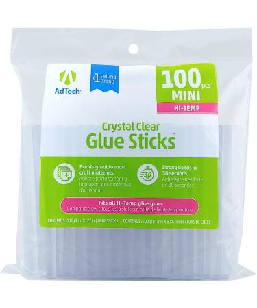 Adtech W229-34ZIP100 Mini Hot Glue Sticks  single pack  Clear 100 Count 100 pack - Buy Online on SooperMarket.com