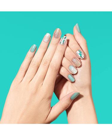 Dashing Diva Gloss Nail Strips - Desert Quartz | Chip Resistant UV-Free Gel Stickers - 32 Nail Wraps and Prep Pad - Buy Online on SooperMarket.com